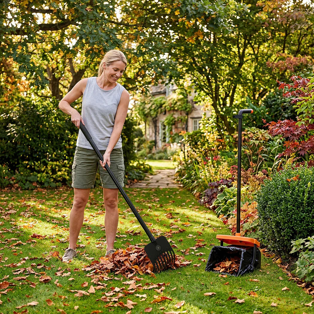 Pawz Pooper Scooper Rake Kit Long Handle Dog Poop Picker Easy Pickup Outdoor-2050059017870512134