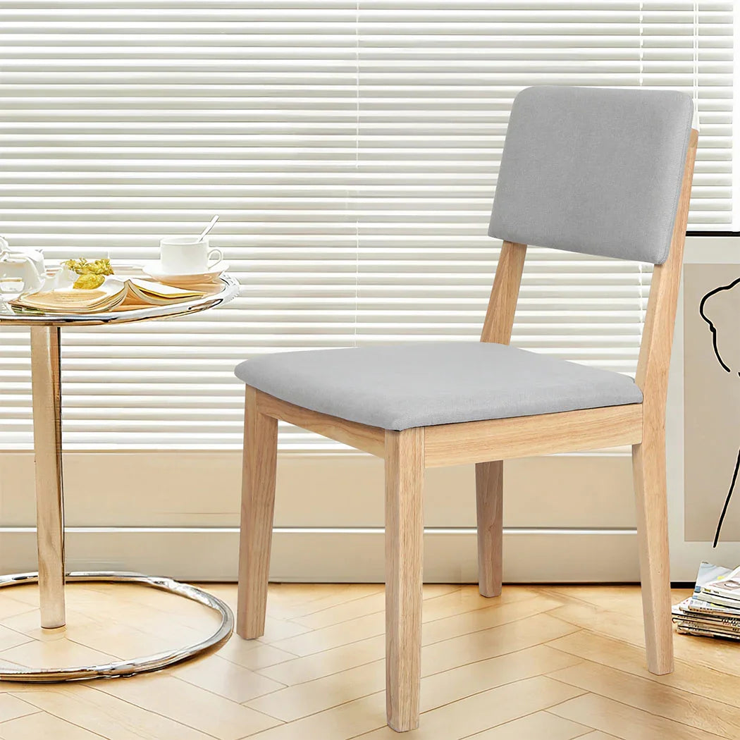 Levede 2x Dining Chair Armless Upholstered Seat-2006732686567280646