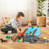 Bopeep Toy Train Set Track DIY Wooden-1864184335570178054