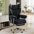 Levede Gaming Office Chair High Back PU Leather Black-2050056900988506118