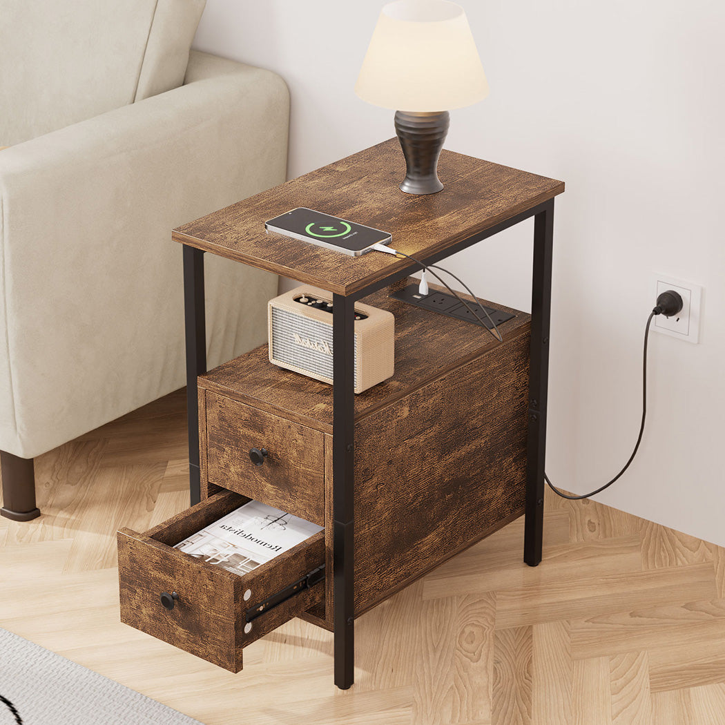 Levede Side Table Narrow Coffee End Table-2006732899088470022