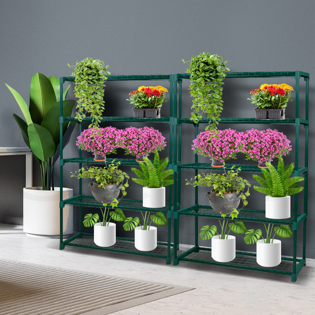Levede 2x5 Tier Plant Shelve Garden-1864184718975700998