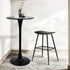 Levede 2x Round Bar Table Pub Tables Black-2018816908509450246