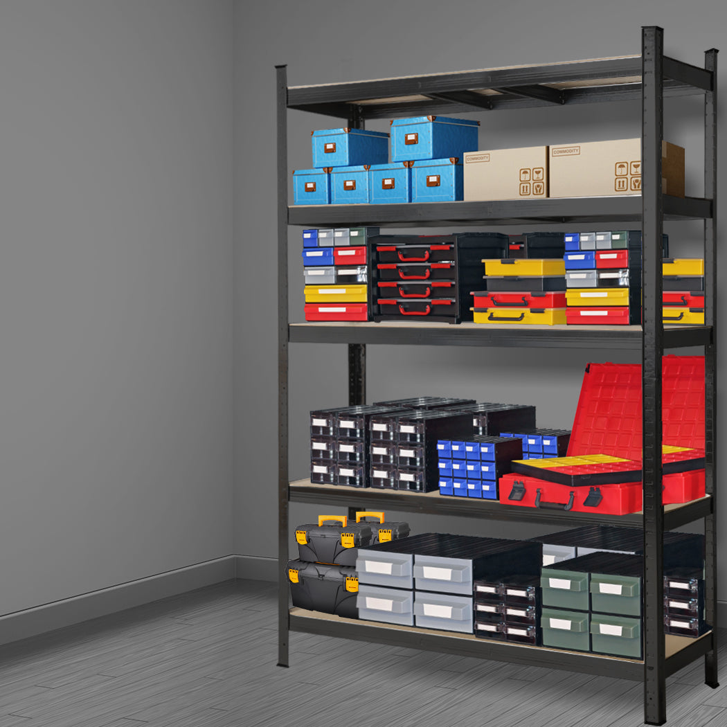 Traderight Warehouse Shelving Shelves Black-1910113124594356230