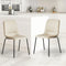 Levede Stackable Dining Chairs Kitchen Beige-2006733271492333574