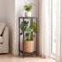 Levede Metal Plant Stand 76cm Tall 2 Tier Indoor Corner Shelf Black Display Rack-2072893560058941446