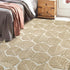Marlow Floor Rug Soft Embossed Carpet Non Slip Plush Shaggy Rugs Leaf Pattern-2029387196552843270