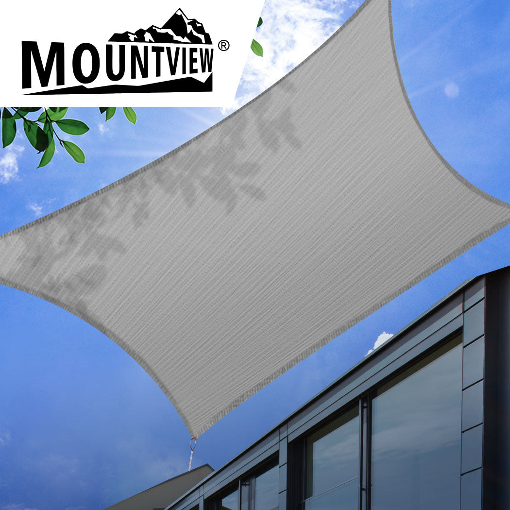 Mountview Sun Shade Sail Cloth Canopy Charcoal 180-2006732913609150470