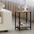 Levede Side Table 2-Tier Industrial Vintage End Table Storage Shelf Nightstand-2050059016343785478