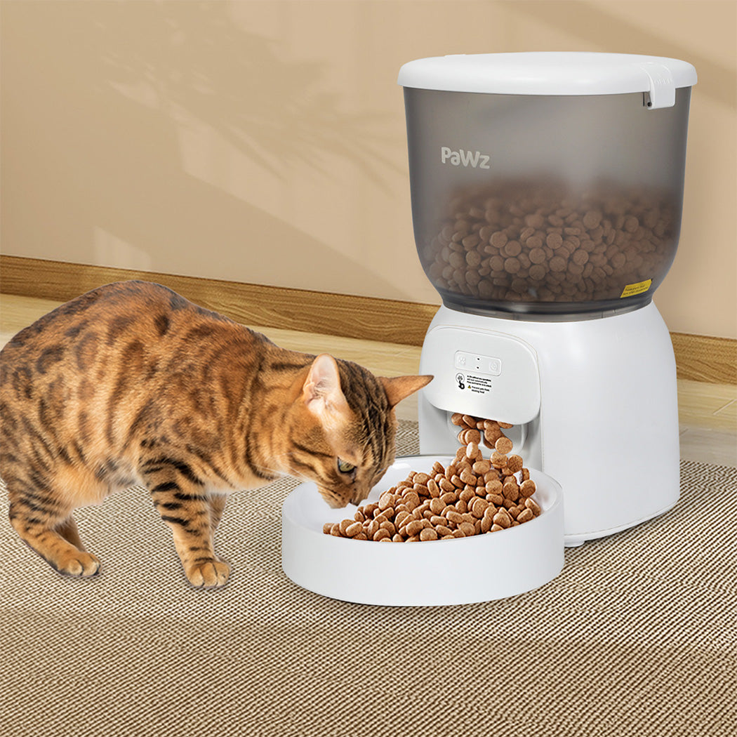 Pawz 4L Automatic Pet Feeder Dog Cat Wifi App