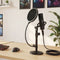 Levede Desktop Microphone Stand Adjustable Pop Filter Shock Mount Base Kit Black-2050056791613640710