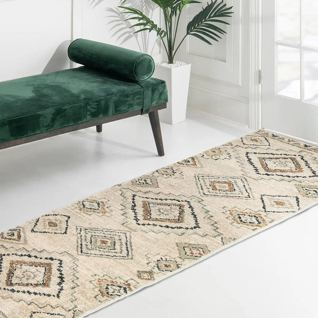 Marlow Floor Rug Hallway Runner Washable 180X60cm-2018816760140140551