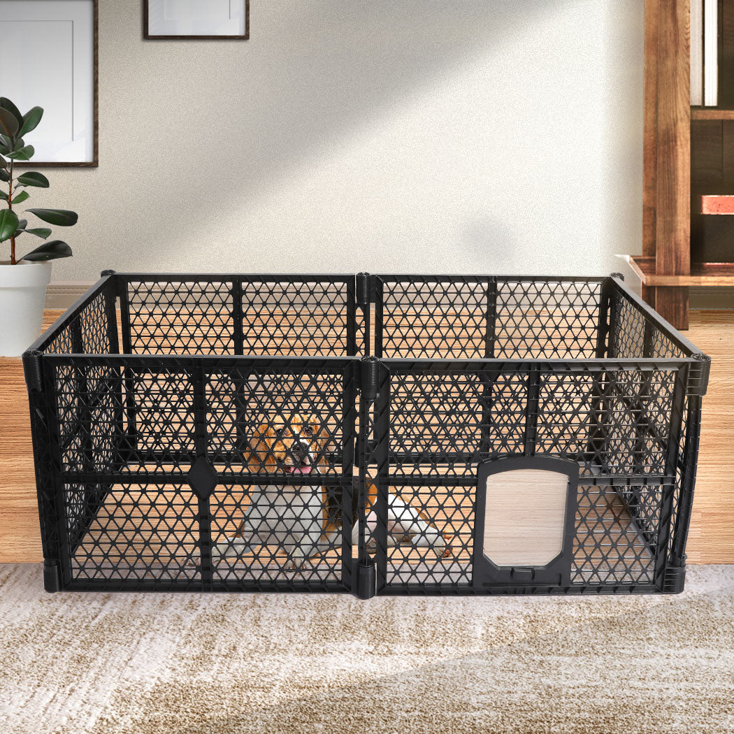 PaWz Pet Playpen Folding Dog Plastic M Medium-2029387226294652934