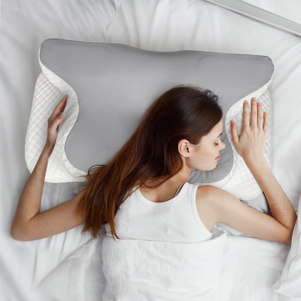 Dreamz Memory Foam Pillow Shoulder Neck Support-2025742031372029958