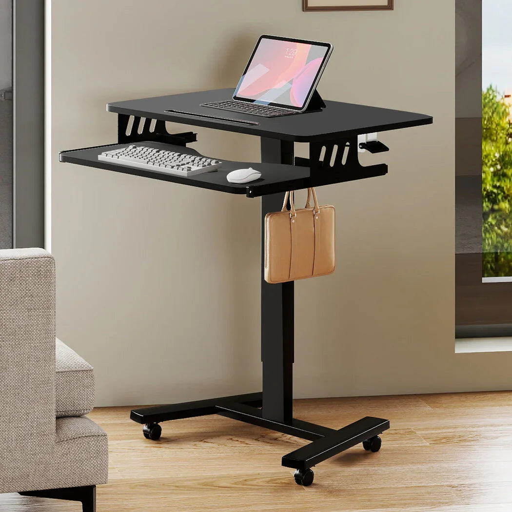 Levede Mobile Standing Desk Adjustable Height Table-2050056913277816838
