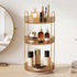 Ilus 360� Roating Makeup Organiser Vanity Countertop Shelf Cosmetic Holder Gold-2050056779160752134