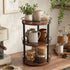 Toque Lazy Susan Turntable 3 Tier 360° Spin Pantry Organiser For Kitchen Brown-2109799596040065031