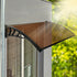 Mountview Window Door Awning Outdoor 1M X 1.5M Brown 1x1.5M-1942353016883646470