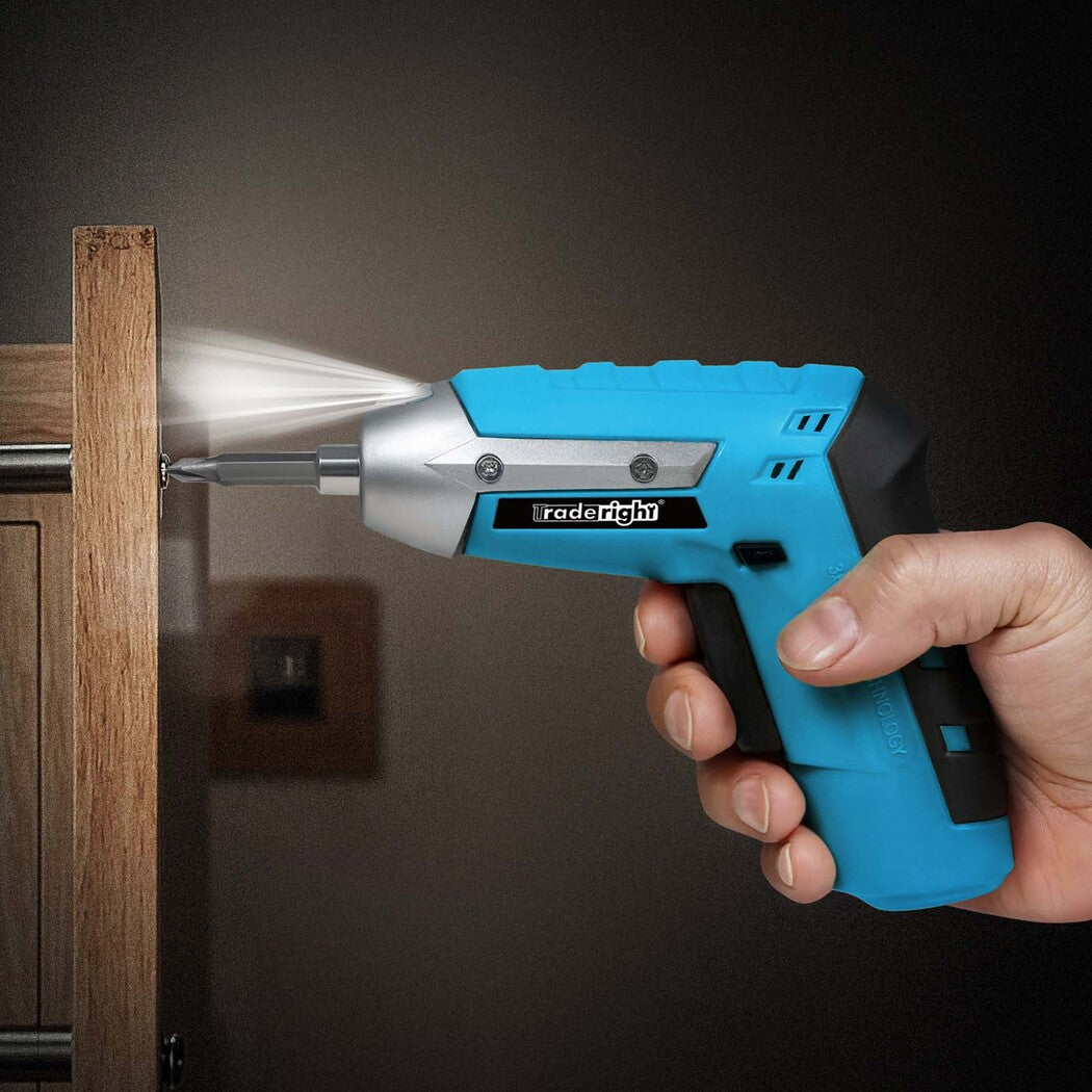 Traderight 4V Cordless Screwdriver 1300mAh 210rpm Speed-1973194185200766982