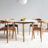Levede Dining Table Round Rubberwood Base 120cm White 120 CM-2018816940402937862