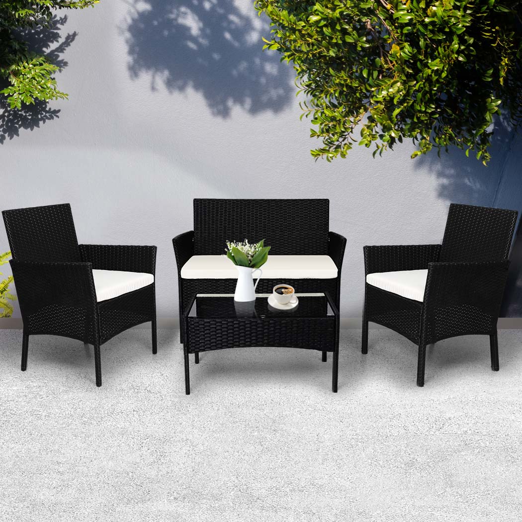 Levede 4PCS Outdoor Furniture Setting-1942353022193635334
