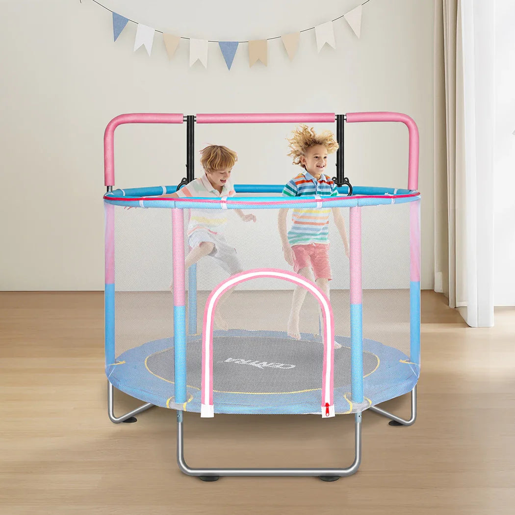 Centra 55" Kids Trampoline Rebounder Pink-2006732697984176134