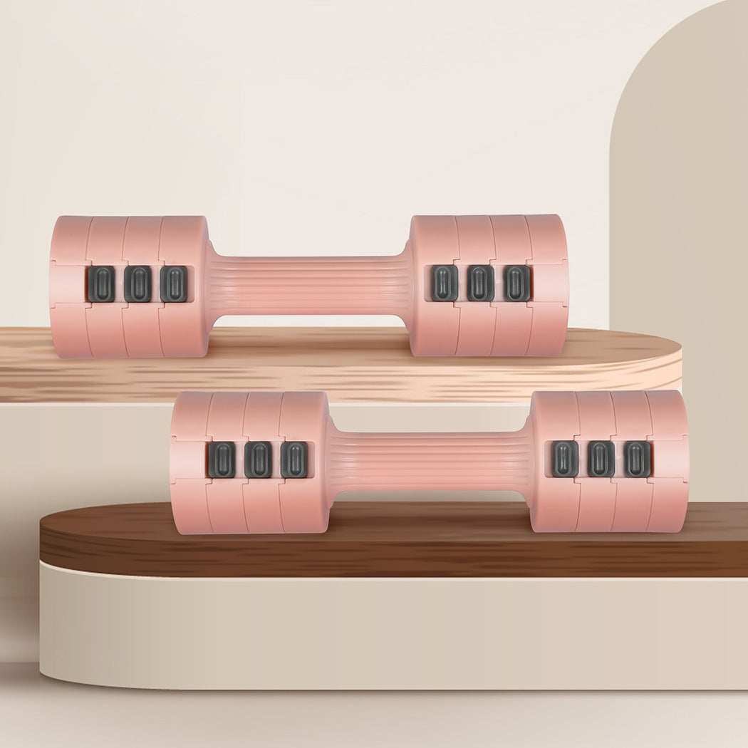 Centra A Pair Of 1KG To 5KG Dumbbells Pink-1910112187112886279