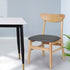 Levede 2xDining Chairs Kitchen Chair Nature Clear 2Pack-1910113288486785030