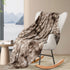 Dreamz Luxury Tie-dyed Blanket Brown 127cm x 152cm-1894516718433341447