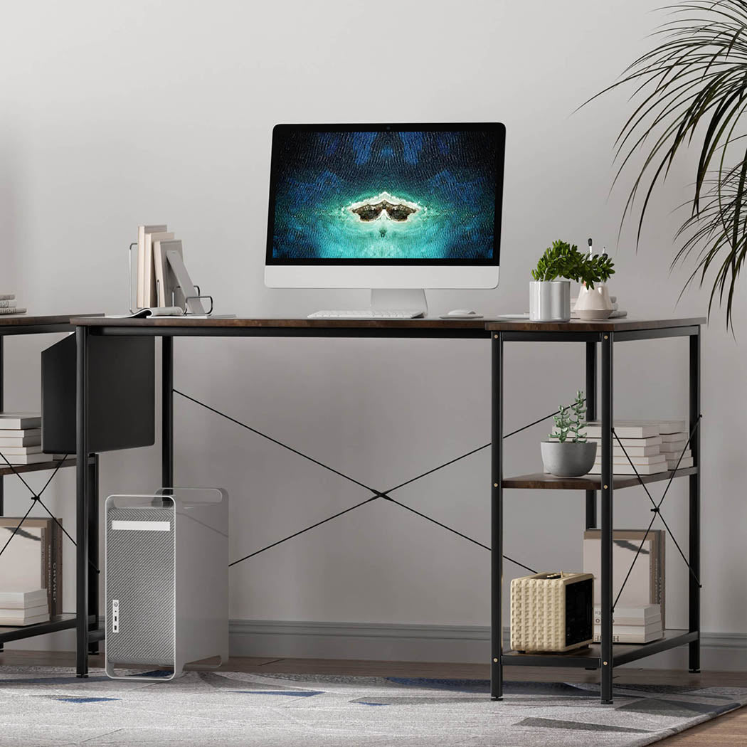 Levede L Shaped Computer Desk Home Corner Desk-1894516732719140870