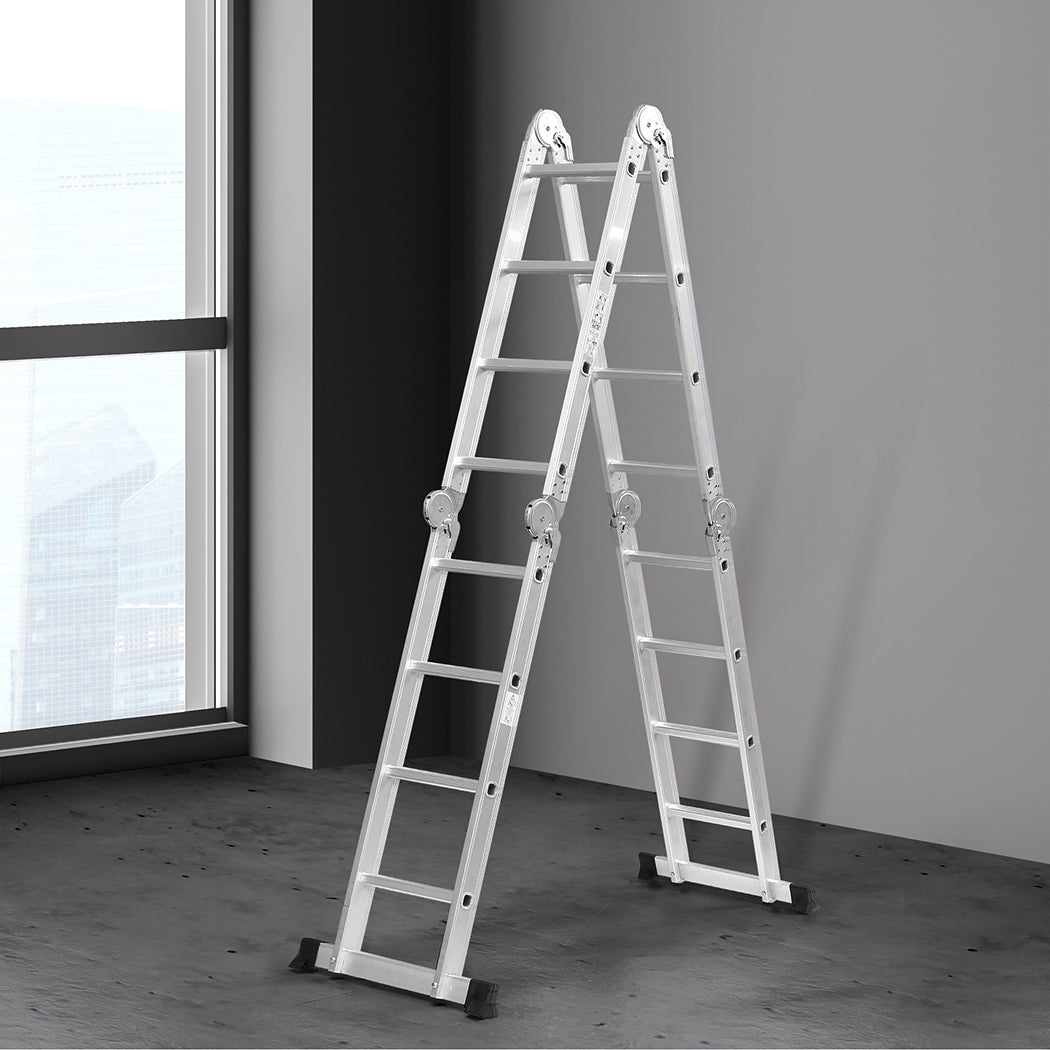 Traderight Multi Purpose Ladder Aluminium-2018816831023878150