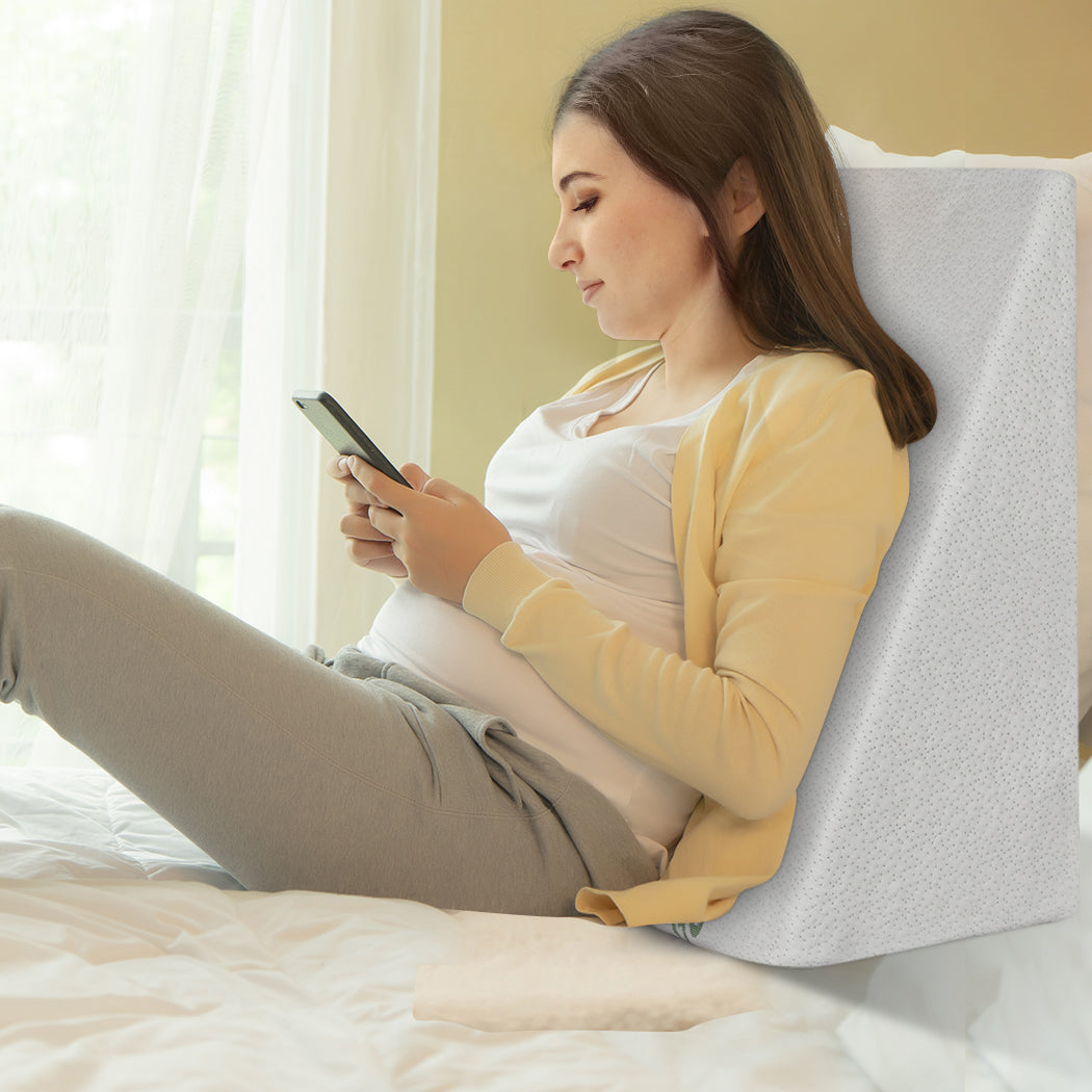 DreamZ Bedding Wedge Pillow Memory Foam White 30-2029387257789681670
