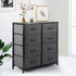 Levede Storage Cabinet Tower Chest Dark Grey-2018816882634788870