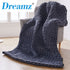 Dreamz Knitted Weighted Blanket Chunky Dark Grey Queen 9KG-2018816860266565638