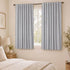 Marlow Blackout Curtains 2 Panels Thermal Linen Look Blockout Drapes Grey-2072893565129854982