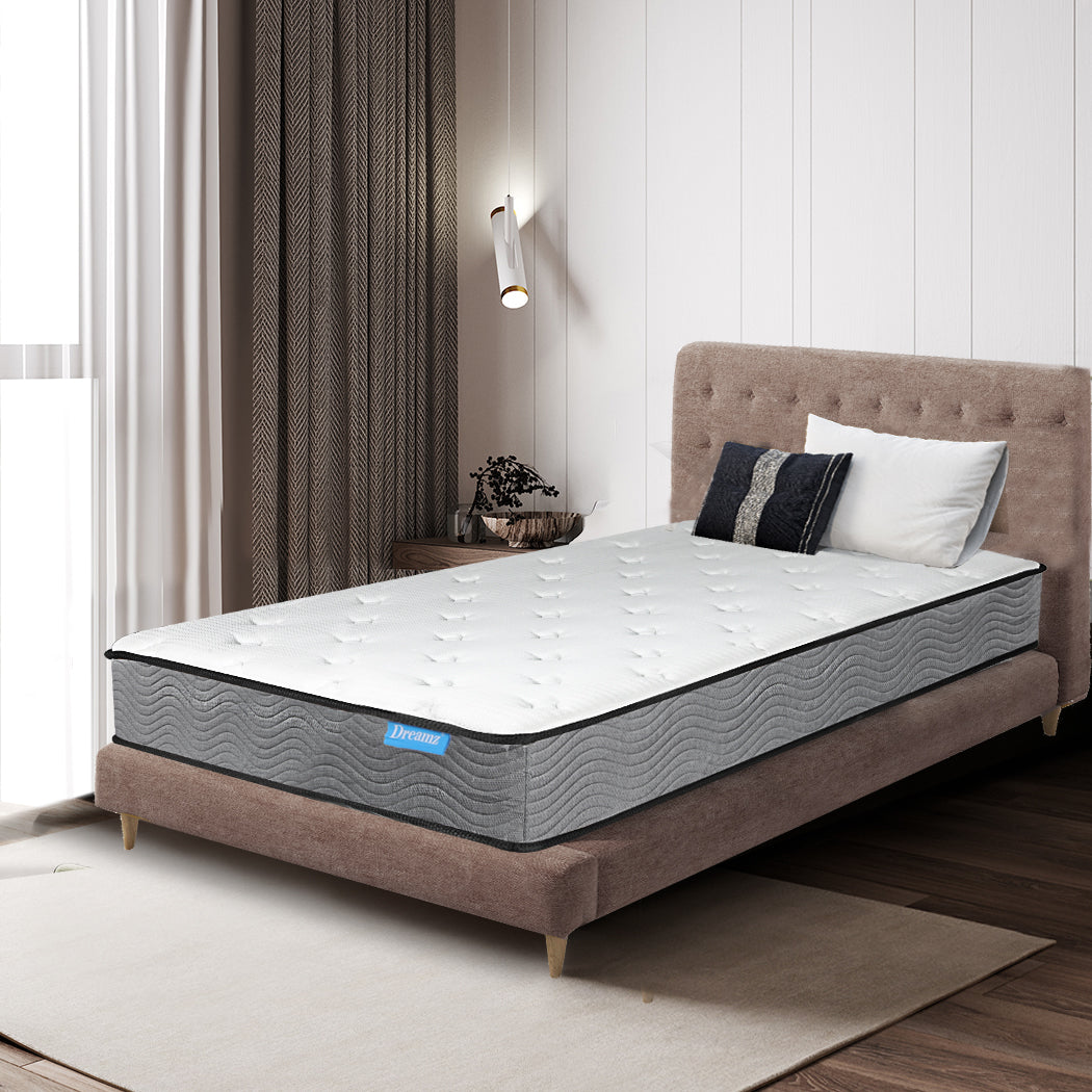 Dreamz Spring Mattress Pocket Bed Top Single-1864184419812773894