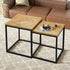 Levede 2PCS Nesting Coffee Tables