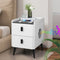 Levede Bedside Table LED Lights Drawers Storage-2006732842721218567