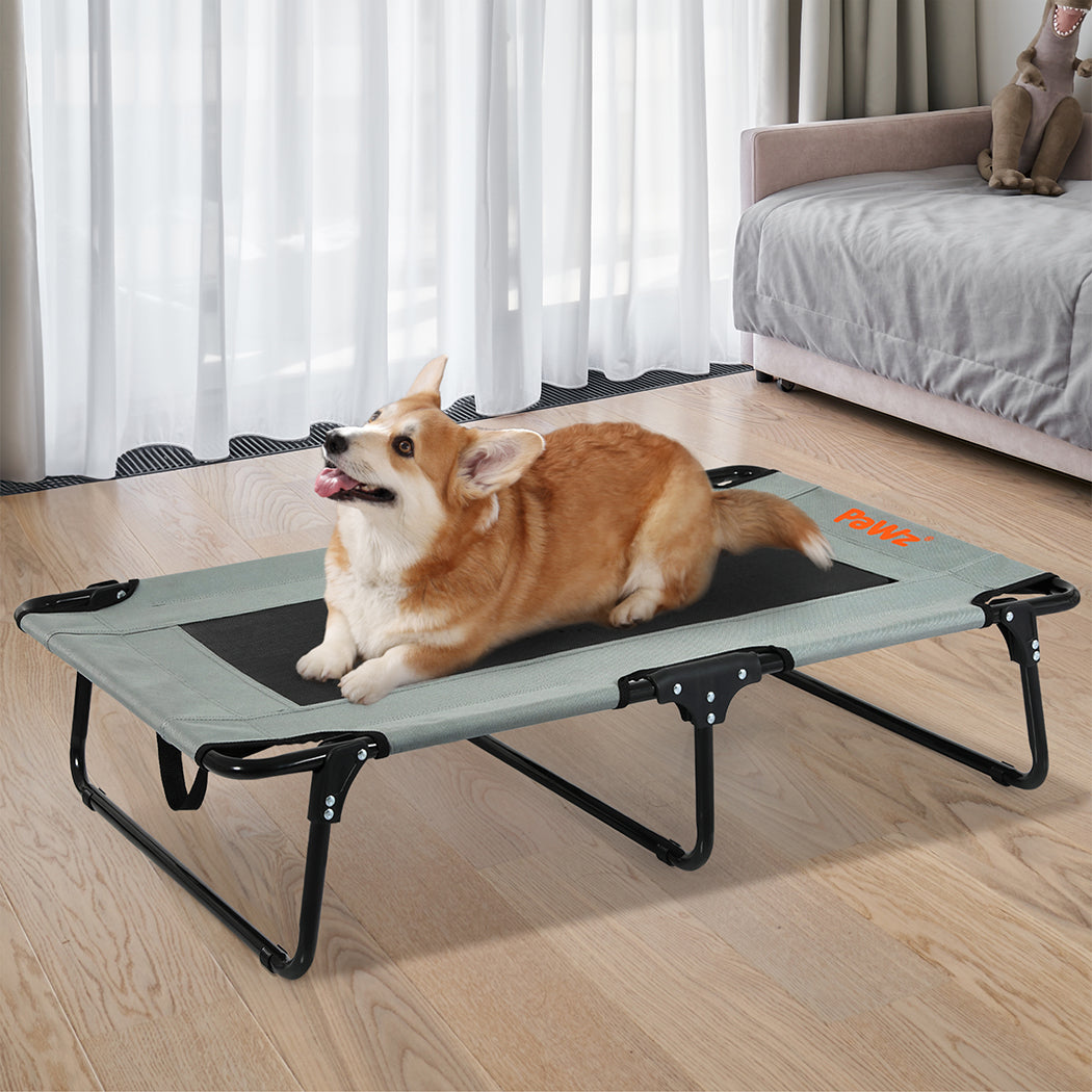 Pawz Pet Elevated Bed Dog Raised Trampoline Foldable Large M Size-1937319823830814726