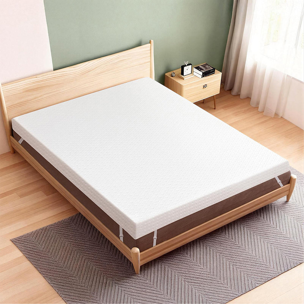 Dreamz Dual-Layer Memory Foam Mattress Topper 10cm-2050056832998838278
