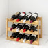 Toque Natural Bamboo Wine Rack 12 Bottles Organizer-2006732763805388806