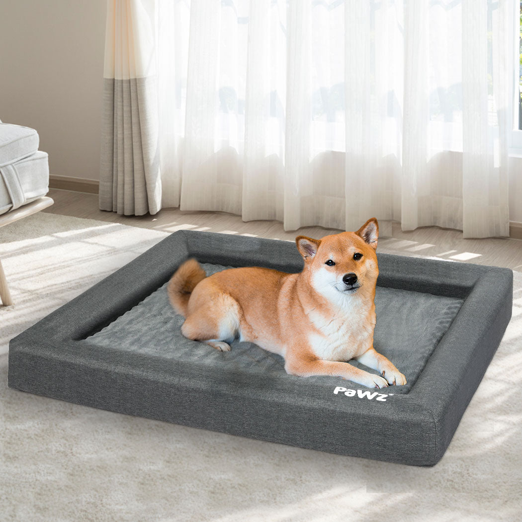 PaWz Memory Foam Pet Bed Calming Dog L Large-2018816752007385094