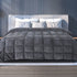 DreamZ Quilt Doona Comforter Blanket Grey King-2006733014155005958