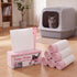 Pawz Cat Litter Bags 120 Count Drawstring 64 x 40cm 10kg HDPE White Pink-2100034990845857798