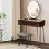Levede Dressing Table LED Light Strip Brown-2018816844785389574