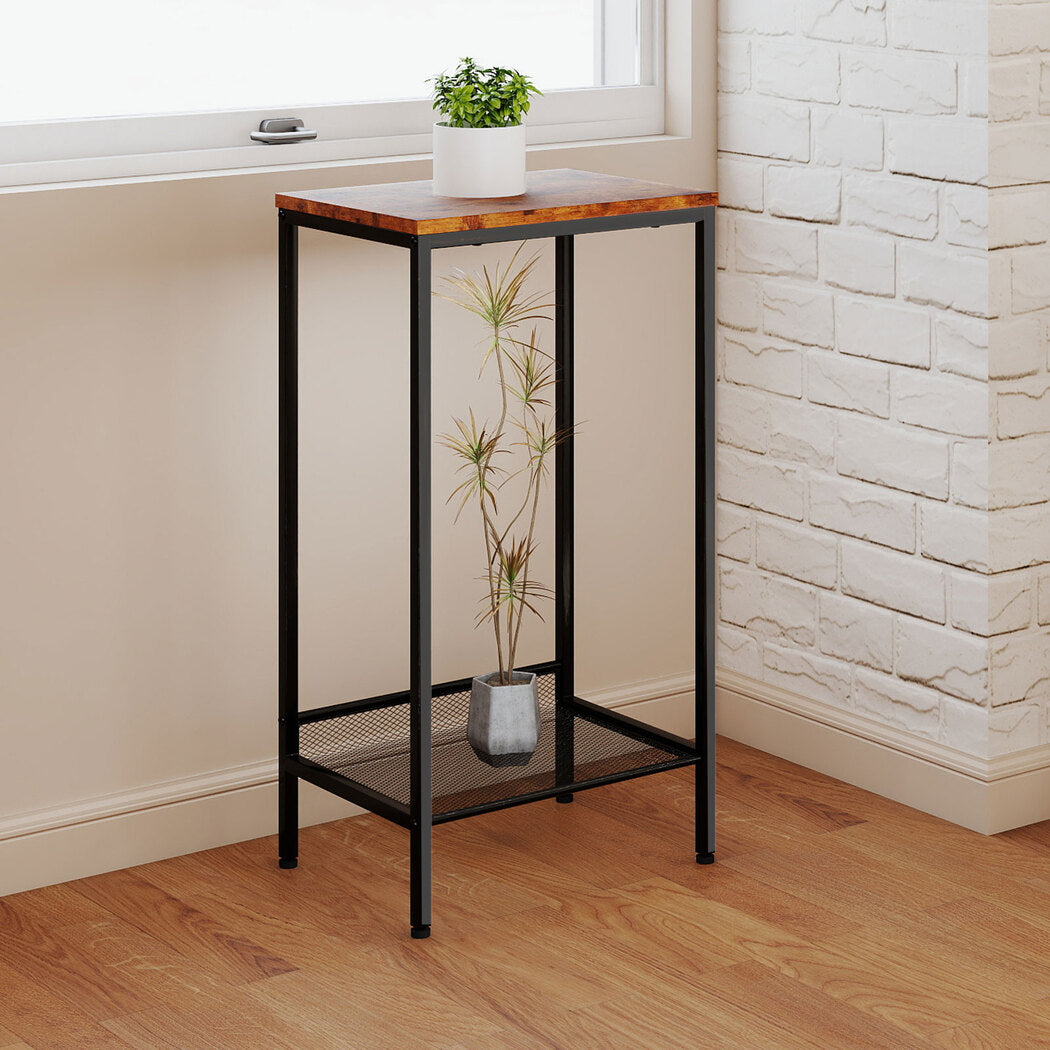 Levede Industrial Side Table 2-Tier Shelf End Table-2011971113986428934