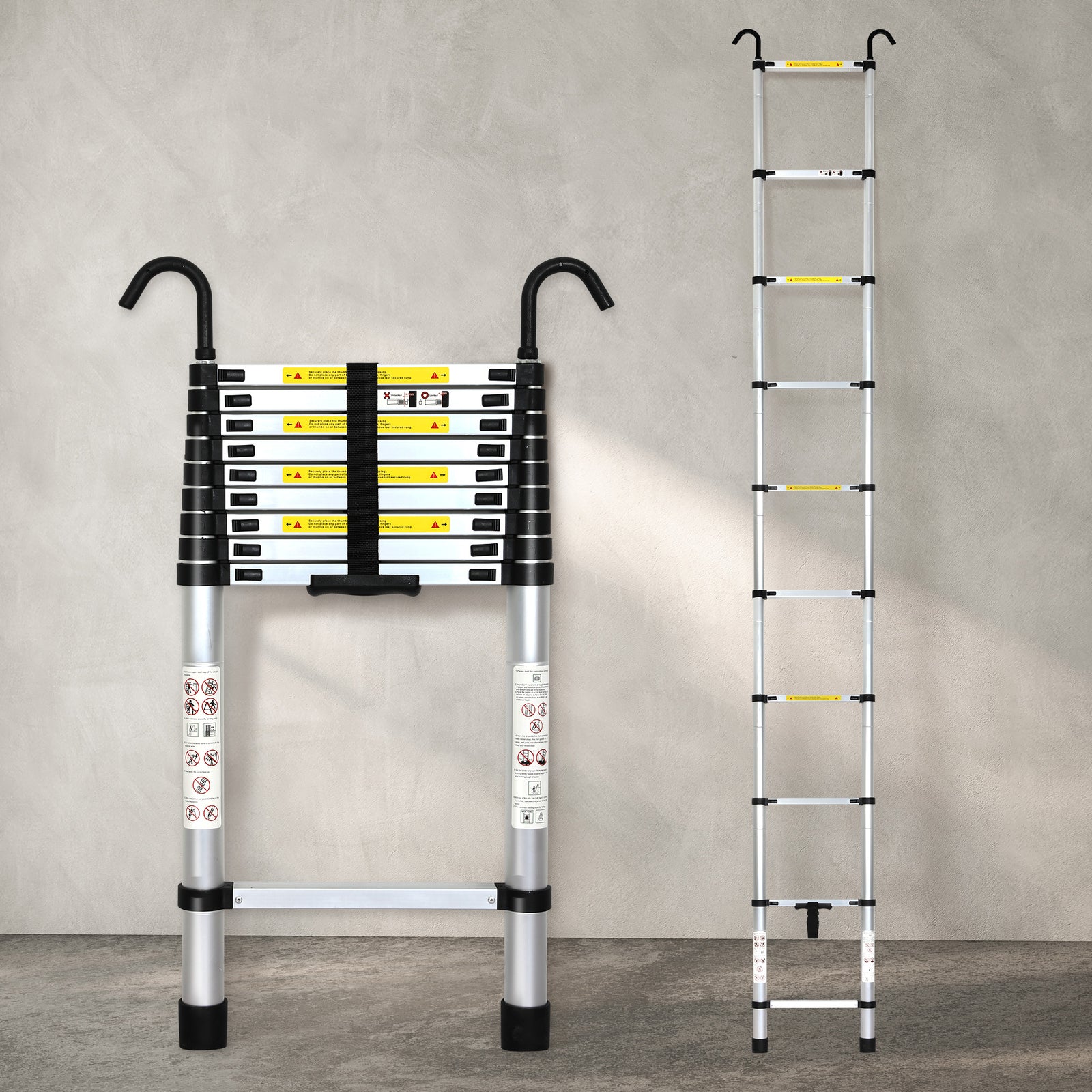 Traderight Telescopic Ladder 10 Step