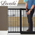 Levede Baby Safety Gate Adjustable Pet Black 45cm Extension-1864183162020696070