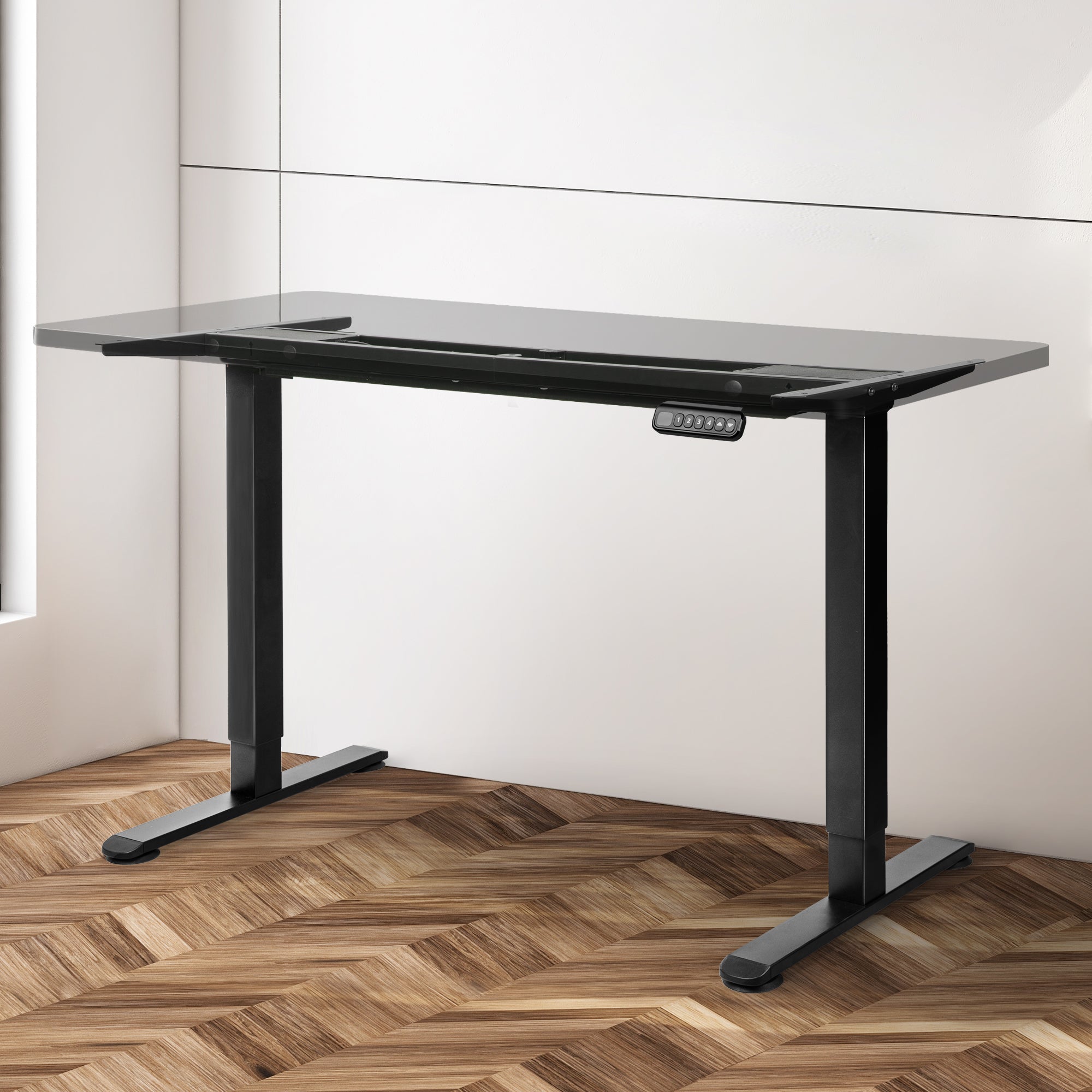 Levede Motorised Standing Desk Frame Black Dual Motor-1910112989273526278