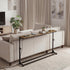 Levede Narrow Sofa Table Power Ports Behind Console Side Adjustable Living Room-2050059017300086790